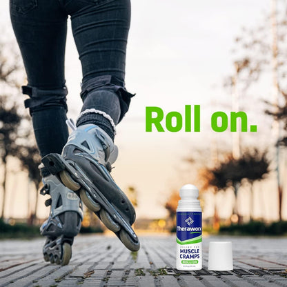 Theraworx Relief for Muscle Cramps Roll-On Fast-Acting Muscle Spasm, Leg Soreness with Magnesium Sulfate - 2.5 oz - 2 Count TheraworxBuy Supplements Australia