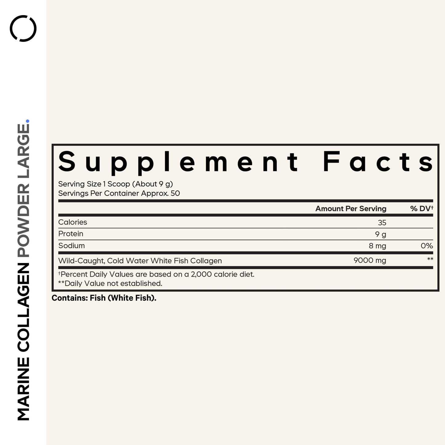 Codeage Marine Collagen Powder - Wild-Caught Hydrolyzed Fish Collagen Peptides - Type 1 & 3 Collagen Protein Supplement - Amino Acids for Skin, Hair, Nails - Paleo Friendly, Non-GMO, 15.87 Ounces CodeageBuy Supplements Australia