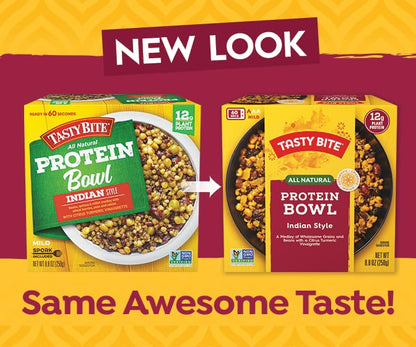 TASTY BITE Indian Protein Bowl, 8.8 Ounce, Pack of 6, Ready to Eat, Microwaveable TASTY BITEBuy Supplements Australia