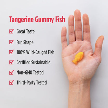 Nordic Naturals Nordic Omega-3 Gummy Fish, Tangerine - 30 Gummy Fish - 124 mg Total Omega-3s with EPA & DHA - Non-GMO - 30 Servings Nordic NaturalsBuy Supplements Australia
