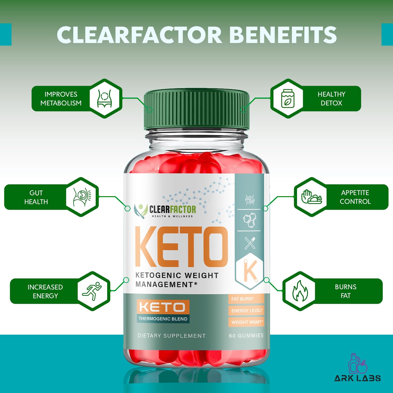 (2 Pack) Clear Factor Gummies, Clear Factor ACV Gummies, Clear Factor Gummy, Clear Factor Ark LabsBuy Supplements Australia
