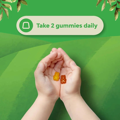 Bundle of Plant Based Kids Multivitamin Gummies with Vitamins A C D3 E B Zinc and DHA Omega 3 Gummies with Vegetarian 6 9 for Vision Brain Immunity Support Natures CraftBuy Supplements Australia
