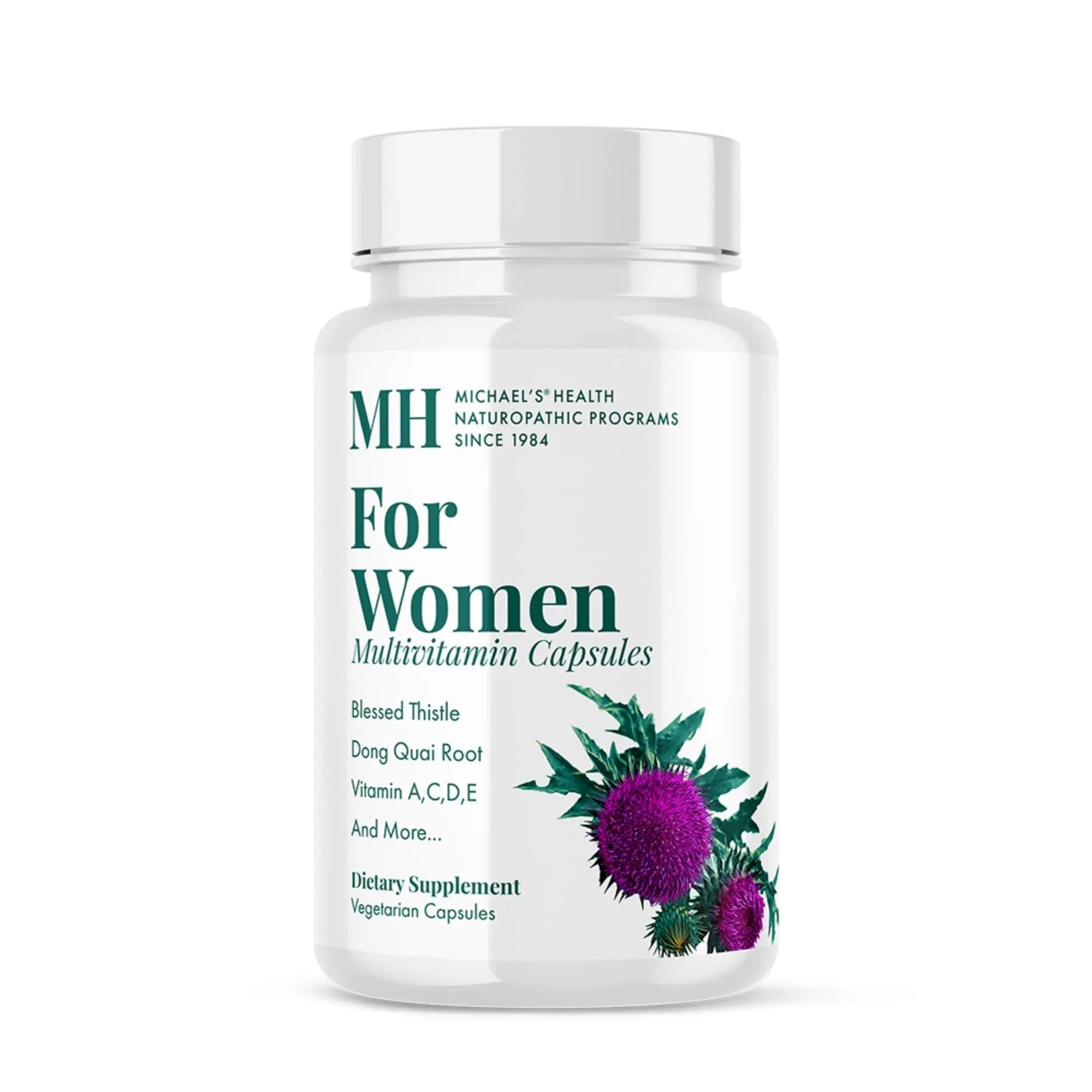 MICHAEL'S Health Naturopathic Programs for Women Multivitamin ? 90 Vegetarian Capsules ? Support for Energy, Hair, Skin and Nails ? 30 Servings MICHAEL'S