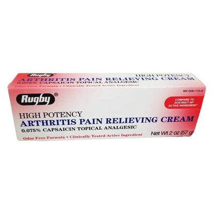 Rugby High Potency Arthritis Pain Relieving Cream, 2 oz Each (Pack of 6) Aus HealthcareBuy Supplements Australia
