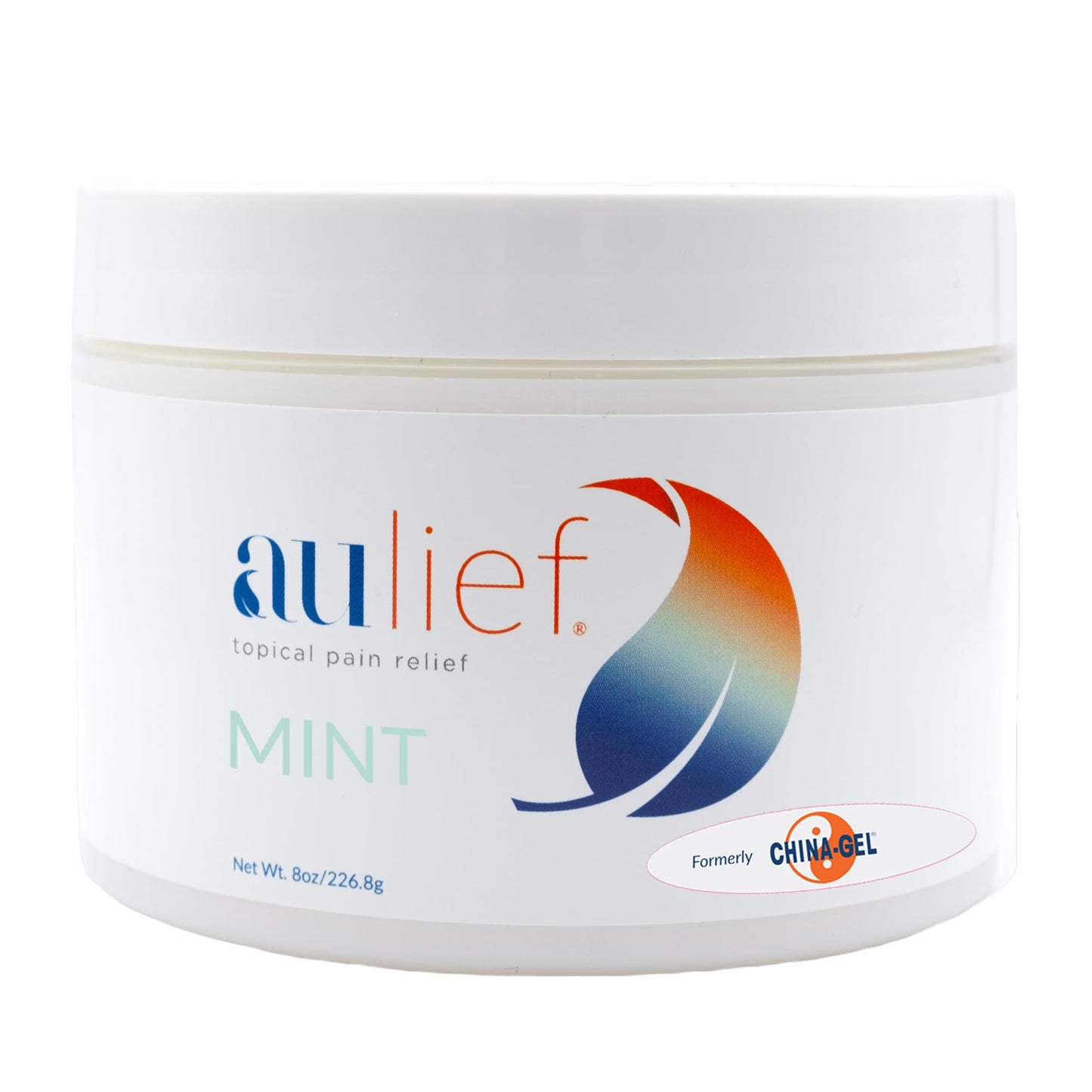 China-Gel Aulief Pain Relief Cream Arthritis & Muscle Rub for Sore Muscles & Joint Pain, Neck, Knee & Back Aches, Premium Mint Green Topical Gel, 8 oz Jar China-GelBuy Supplements Australia
