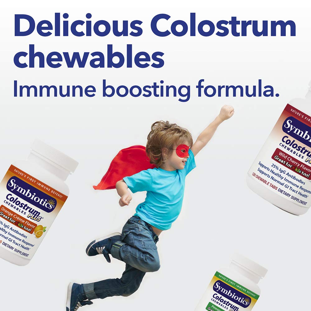 Symbiotics Immunity Support Colostrum Plus Chewables (Pineapple) SymbioticsBuy Supplements Australia