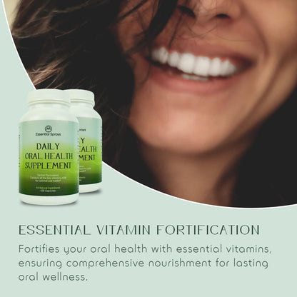 Essential Sprays Daily Oral Health Supplement - 30 Servings - Dentist Formulated Advanced Holistic Approach with L-Lysine, Niacin, Thiamin, & Vitamins for Men & Women Essential SpraysBuy Supplements Australia