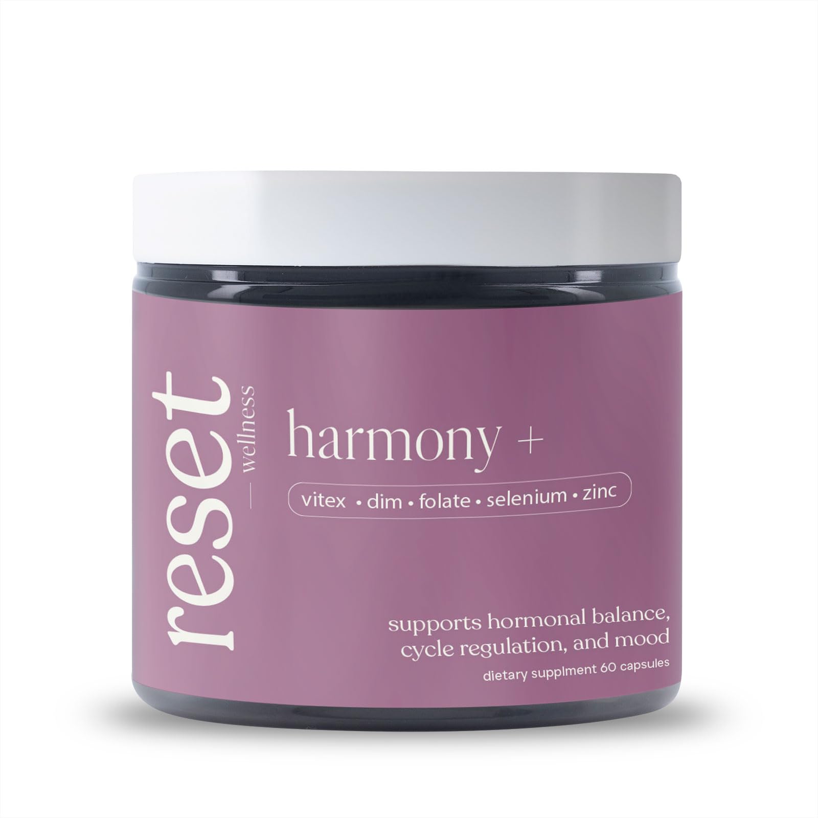 reset wellness Harmony+ | Vitex, DIM, Soy Isoflavones, Methylfolate & Selenium | Supports Women’s Hormonal Balance, Cycle Regulation & Mood Stability | 60 Capsules reset wellnessBuy Supplements Australia