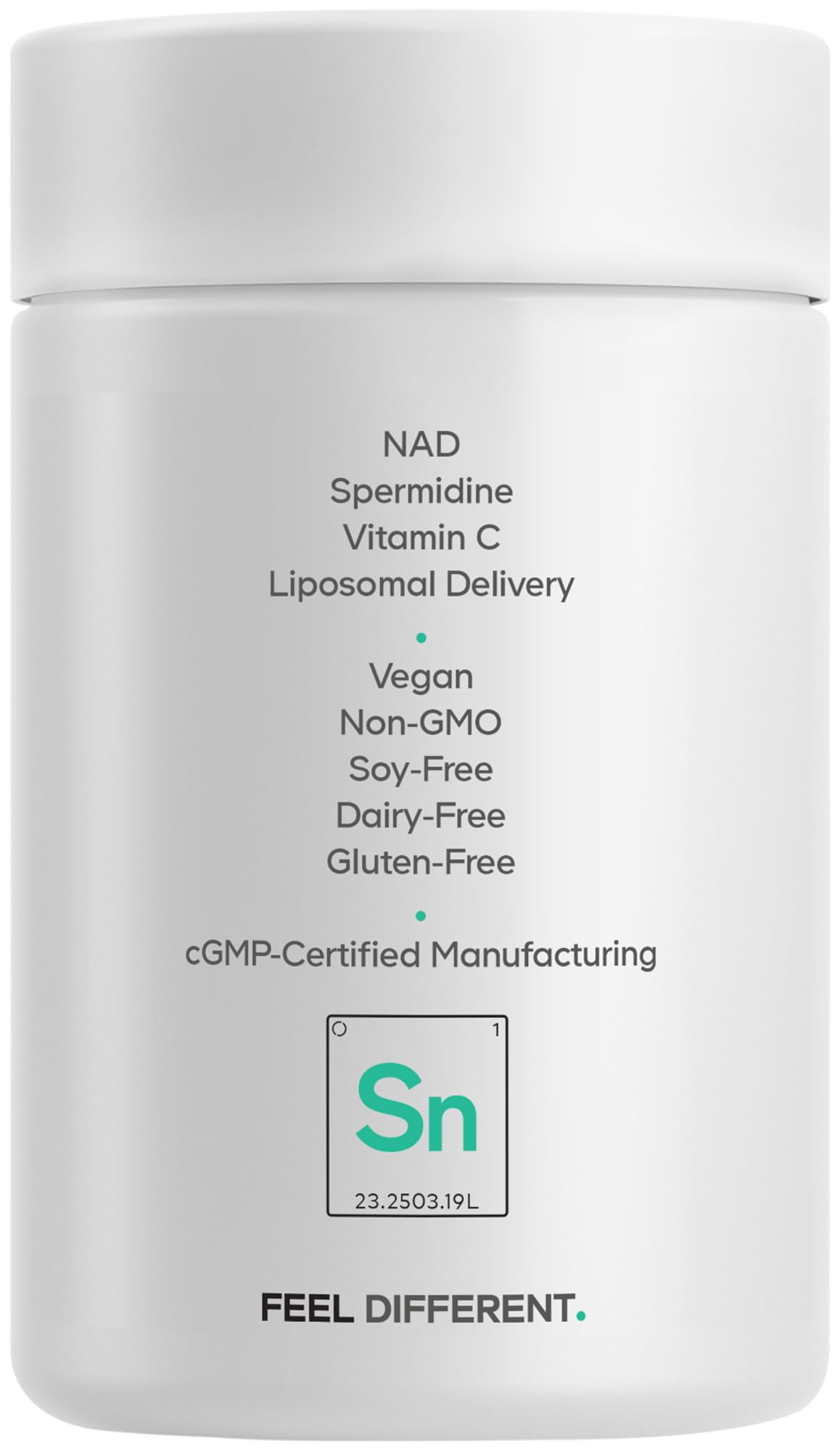 Codeage Liposomal Spermidine NAD+ Spermidine Supplement - 500 Mg NAD+ Vitamin C - Liposomal Delivery - Nicotinamide Adenine Dinucleotide Pills - 1 Capsule Per Serving - Vegan, Non-GMO - 30 Capsules CodeageBuy Supplements Australia