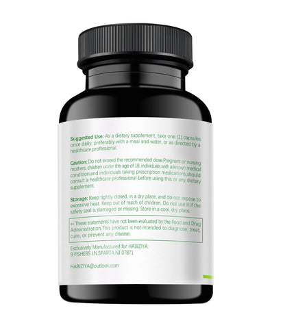 HABIZIYA Cortisol Support Supplement with Magnesium Glycinate, L-Theanine, Ashwagandha, Phosphatidylserine,Rhodiola Rosea 15-in-1 Hormone Balance for Women Men Mood, Focus, Sleep Support 60 Capsules HABIZIYABuy Supplements Australia