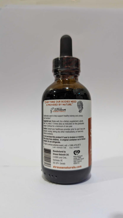 Strauss Naturals Kidney Support Drops – Herbal Kidney Support Supplement for Men and Women – Helps with Kidney Health and Urinary Tract Function – Vegan & Non-GMO – Spearmint Flavored – 100 ml Bottle Strauss HeartdropsBuy Supplements Australia