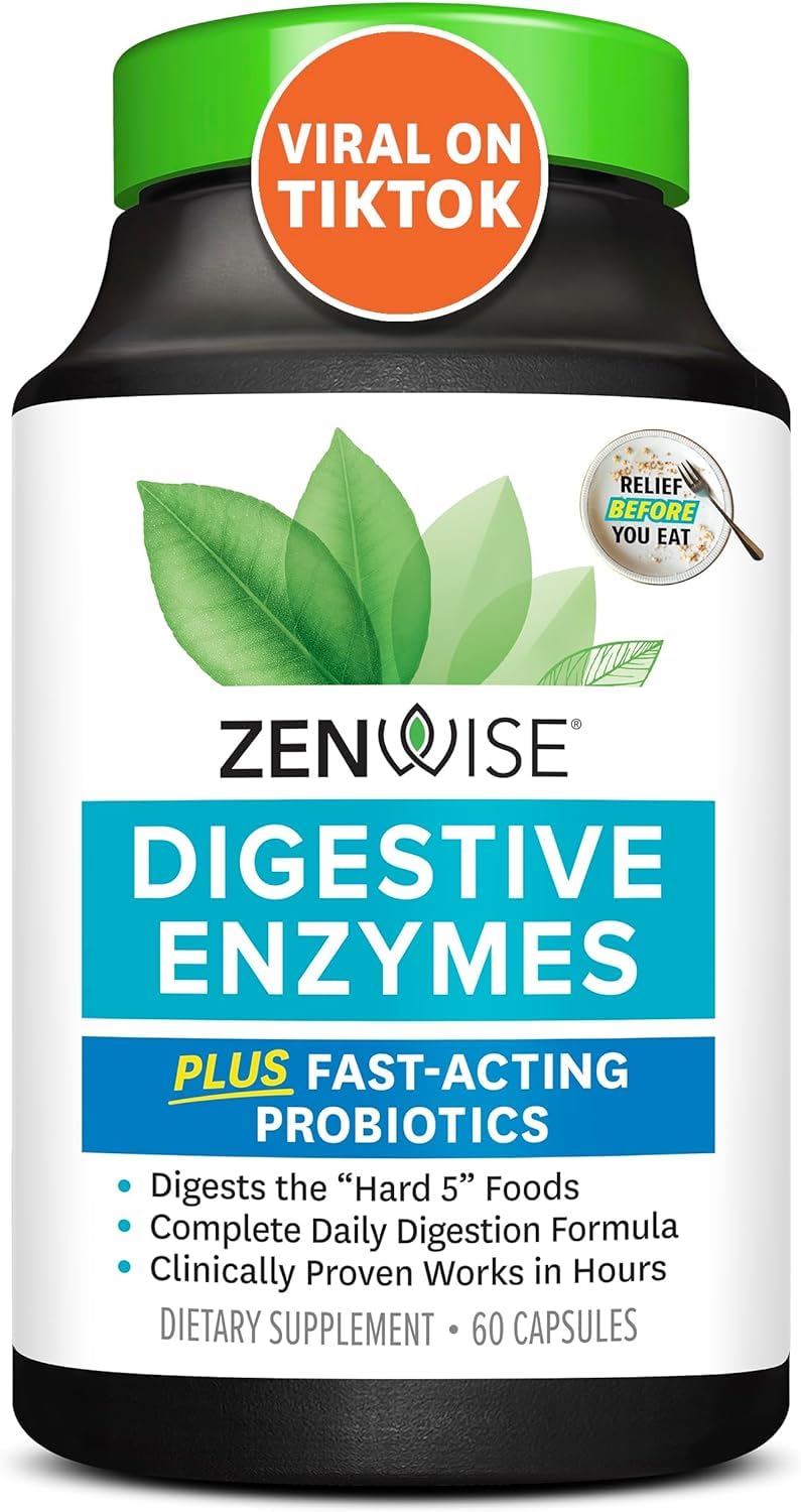 Zenwise Health Digestive Enzymes - Probiotic Multi Enzymes with Probiotics Zenwise HealthBuy Supplements Australia