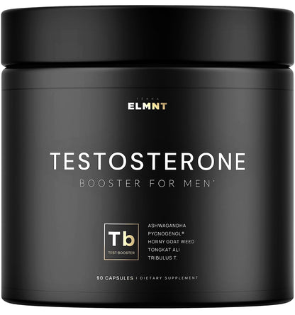 21,800mg Testosterone Booster for Men 8X Strength w. Ashwagandha, Tongkat Ali, Pycnogenol, Tribulus - Total T Male Enhancing Test Booster + Muscle Builder Workout Testosterone Supplement for Men TERRA ELMNTBuy Supplements Australia