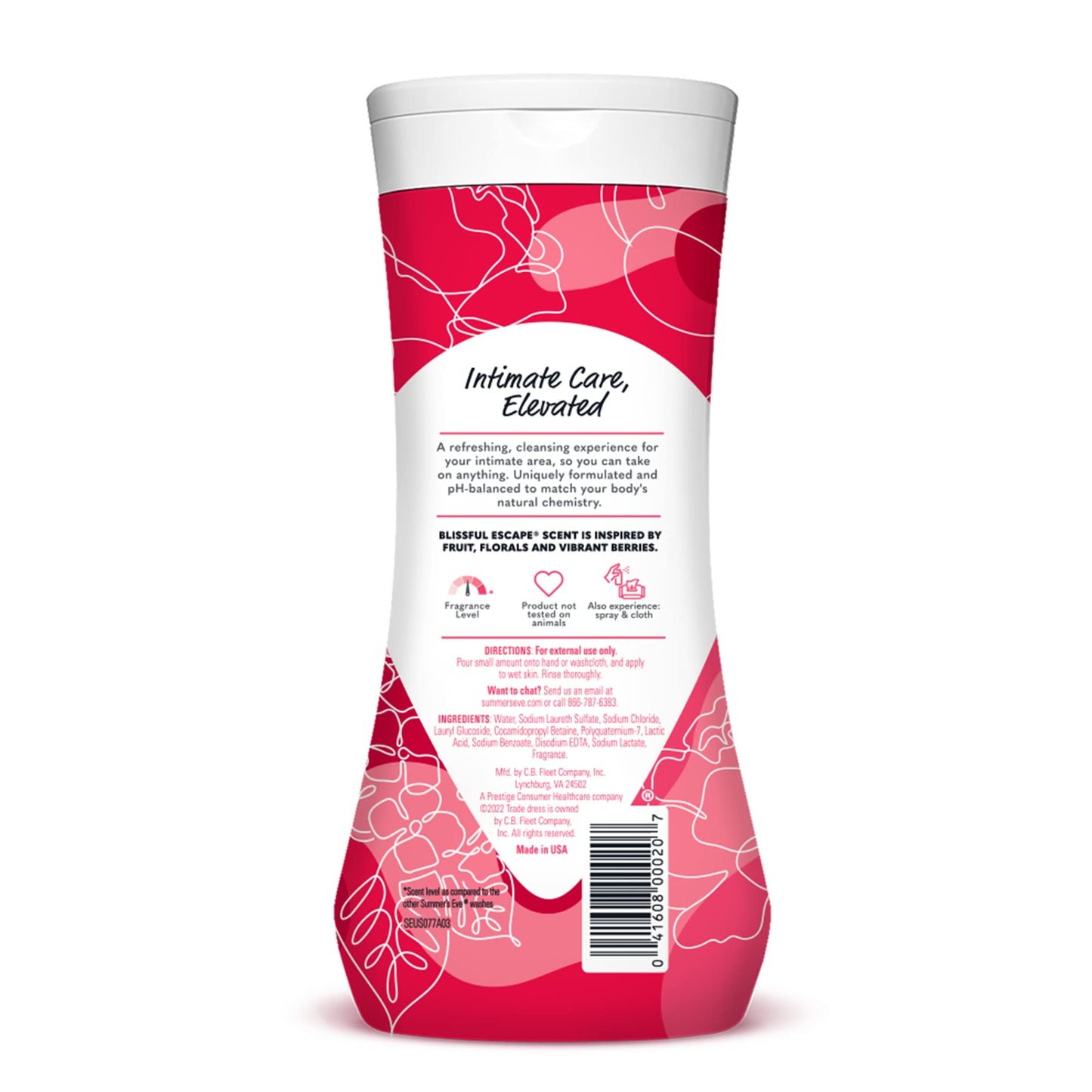 Summer's Eve Blissful Escape Daily Refreshing All Over Feminine Body Wash, Removes Odor Summer's EveBuy Supplements Australia