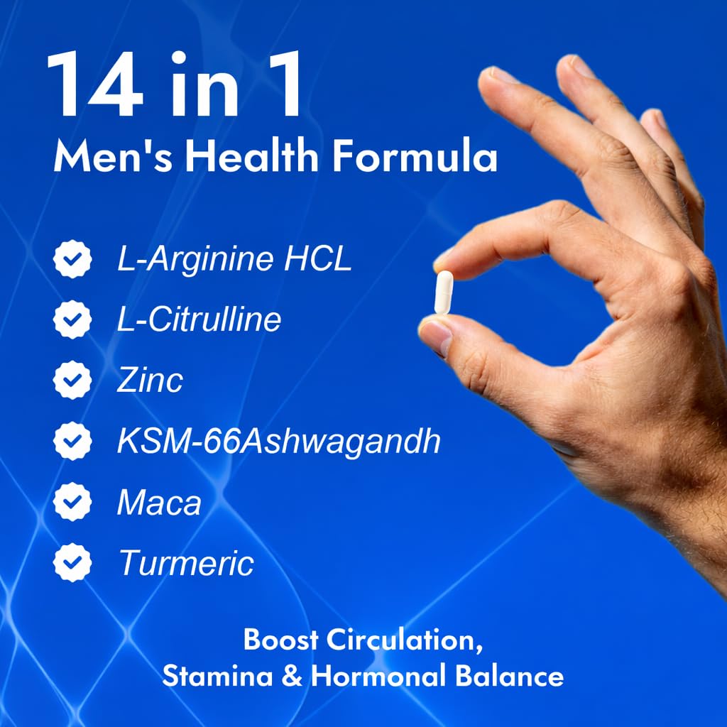 Aureph Vantique Men's NAD+ Supplement with Resveratrol, CoQ10, L-Citrulline & Lycopene - Nitric Oxide Support, Prostate Care, Anti-Aging, Stamina & Cellular Energy Boost 60 Capsules AurephBuy Supplements Australia