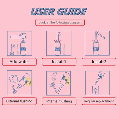 2-in-1 Douche Bottle for Women Vaginal Cleansing System + Portable Bidet Travel Bidet Bottle AQUAMASTERBuy Supplements Australia