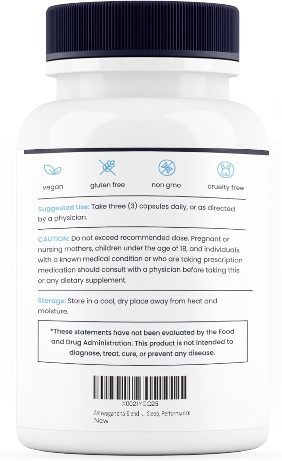 Nature's Pure Blend Ashwagandha Supplements – Organic Ashwagandha Root & Extract for Women and Men – Stress Relief, Sleep, and Mood Support – Athletic Performance & Focus Support – 60 Vegan Capsules Nature's Pure BlendBuy Supplements Australia