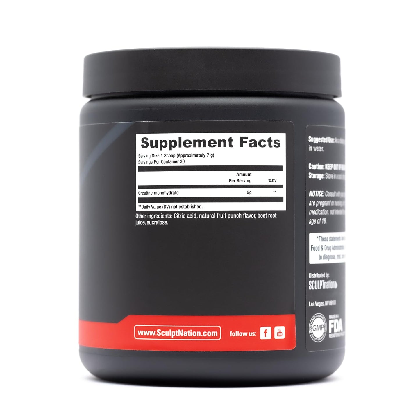 Sculpt Nation by V Shred Creatine - Premium Creatine Monohydrate Powder Sculpt NationBuy Supplements Australia