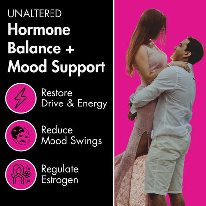 Hormone Balance & Mood Support for Women - Restore Female Drive & Reduce Mood UNALTEREDBuy Supplements Australia