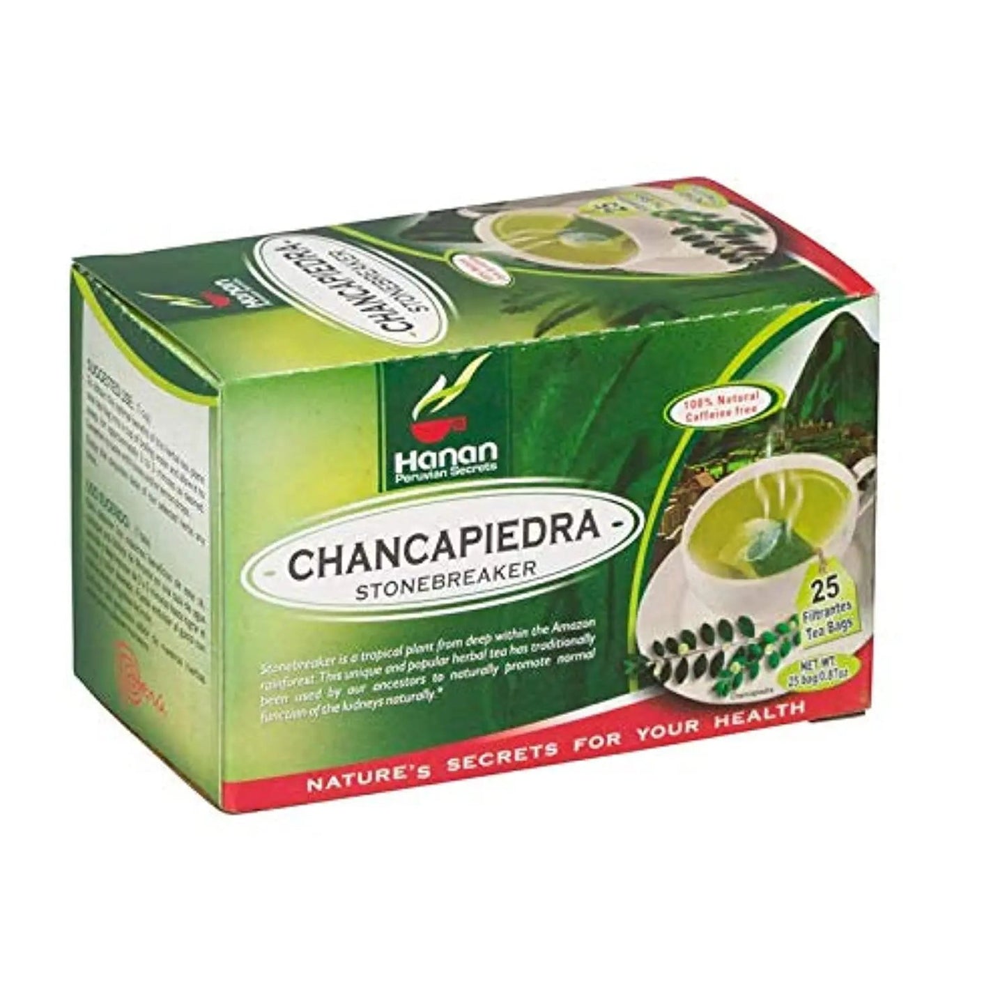 Stone Breaker Chanca Piedra Herbal Tea - 100% Naural from Peru ( 25 Tea Bags ) Natural Kidney Cleanse & Gallbladder Stones Support– Detoxify Urinary Tract, Flush Impurities, Clear Urinary System WugunyBuy Supplements Australia