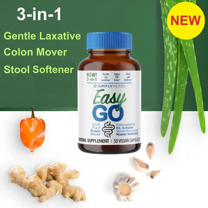 Dr. Schulze's Easy GO Bowel Mover - Formulated Gentle Laxative, Colon Toner & Stool Dr. Schulze'sBuy Supplements Australia