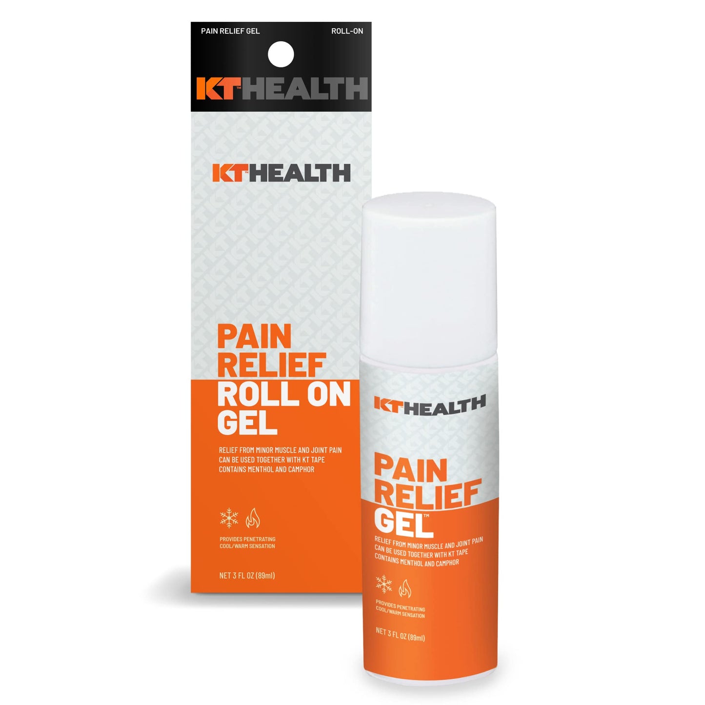 KT Tape Health, Pain Relief Gel, Time-Released Topical Relief from Back Pain, Sciatica and Arthritis, 3.0 oz Roll-On KT TapeBuy Supplements Australia