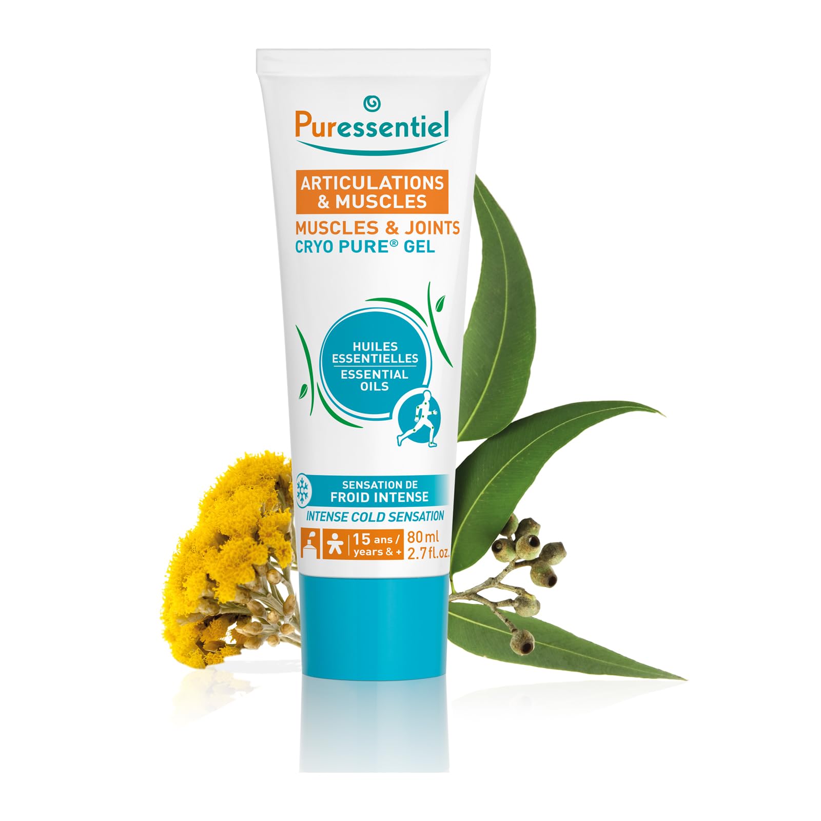 Puressentiel Muscles and Joints Cryo Pure Gel - Intense Cold Effect - Non-Sticky Formula with 14 Calming Essential Oils - Muscle Relaxer - 2.7 oz PuressentielBuy Supplements Australia