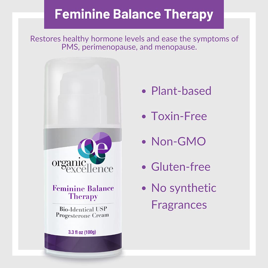 Organic Excellence Feminine Balance Wild Yam & Botanical Cream – Natural Women’s Cream for Everyday Balance – 3.3 fl oz Organic ExcellenceBuy Supplements Australia