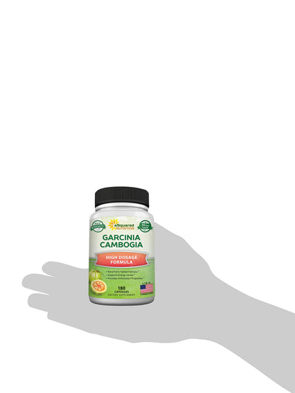 aSquared Nutrition Garcinia Cambogia 1600mg-180 Capsules-Natural Pure Extract Pills aSquared NutritionBuy Supplements Australia