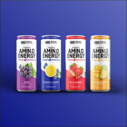 Optimum Nutrition Amino Energy Sparkling Hydration Drink, Electrolytes, Caffeine, Amino Optimum NutritionBuy Supplements Australia