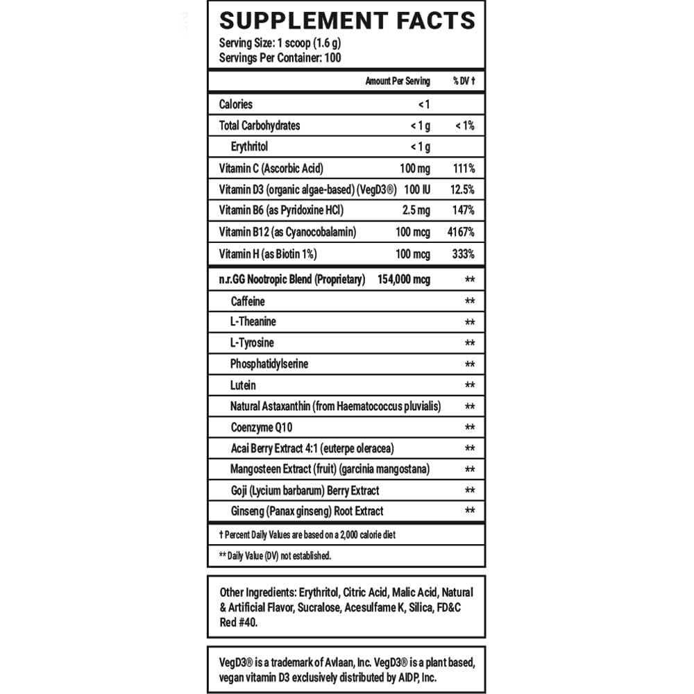 Gamer Supps GG Energy - Good by SMii7Y (100 Servings) - Keto Friendly Gaming Energy and Nootropic Blend, Sugar Free + Organic Caffeine + Vitamins + Immune Support, Powder Drink Gamer SuppsBuy Supplements Australia