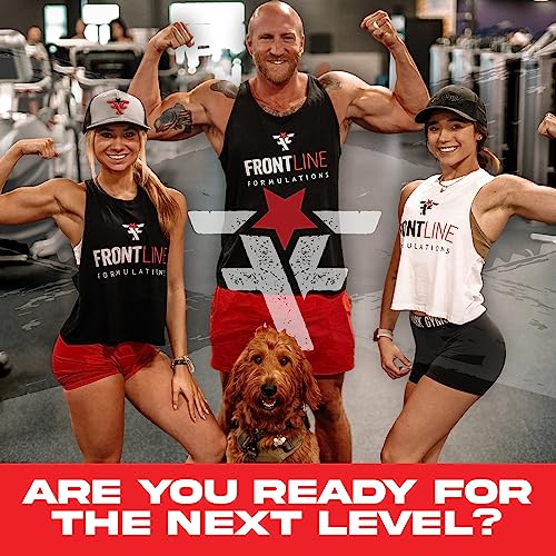 FRONTLINE FORMULATIONS Pumpageddon, Non Stim Pre-Workout Powder, Explosive Workouts, Insane Endurance, Skin Splitting Pumps, Veteran Owned and Operated, Packaging May Vary (25 Servings, Peach Rings)