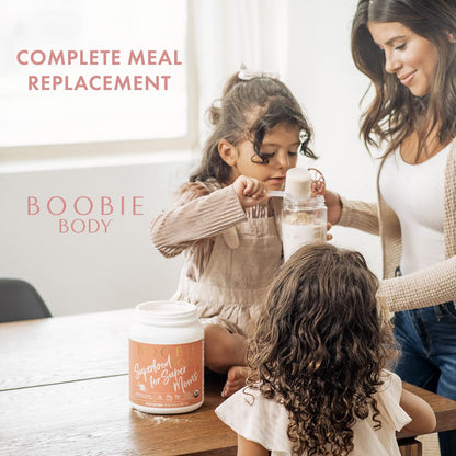 Boobie Body Organic Superfood Plant-Based Protein Shake, Chocolate Bliss, [23.4oz, 1 Tub] Boobie BrandsBuy Supplements Australia