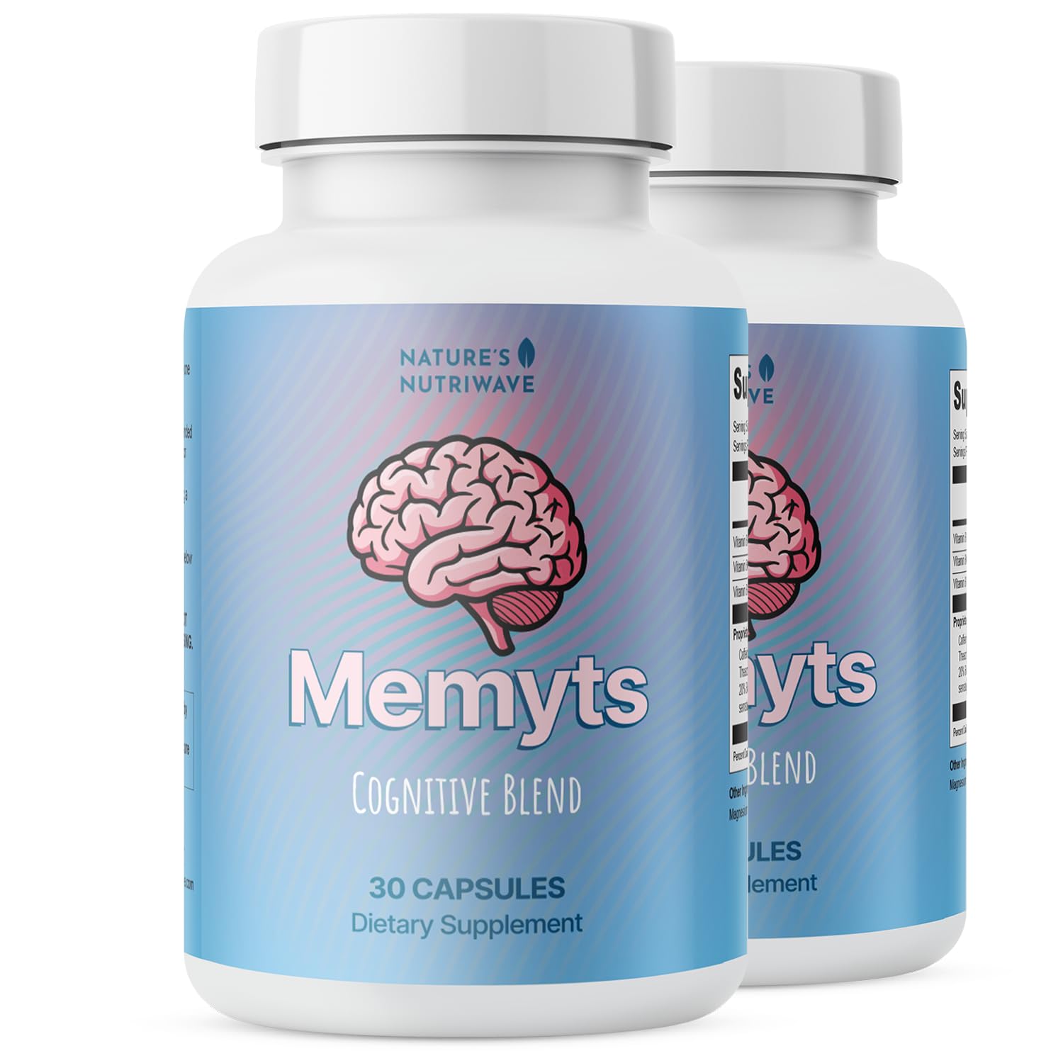 Nature’s NutriWave Memyts – Natural Daily Supplement with B Vitamins and Herbal Extracts | Non-GMO | Made in USA | 100% Natural, 30 Capsules, 2-Month Supply Nature’s NutriWaveBuy Supplements Australia
