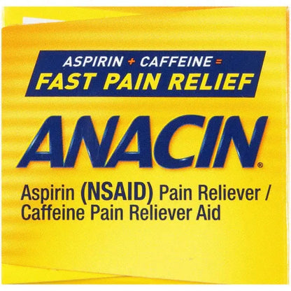 Anacin Fast Pain Relief Pain Reducer Aspirin Tablets, 200 Tabs (Value Pack of 2) ANACINBuy Supplements Australia