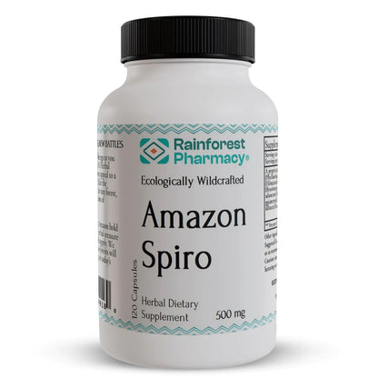Rainforest Pharmacy Spiro Natural Herbal Supplement| 120 Vegetarian Capsules, 500 mg | Ecologically Wildcrafted Chanca Piedra & 5 Amazon Rainforest Herbs | Non-GMO Rainforest PharmacyBuy Supplements Australia