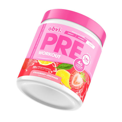 Obvi Pre Workout for Women, Preworkout, Designed for Energy, Stamina and Focus