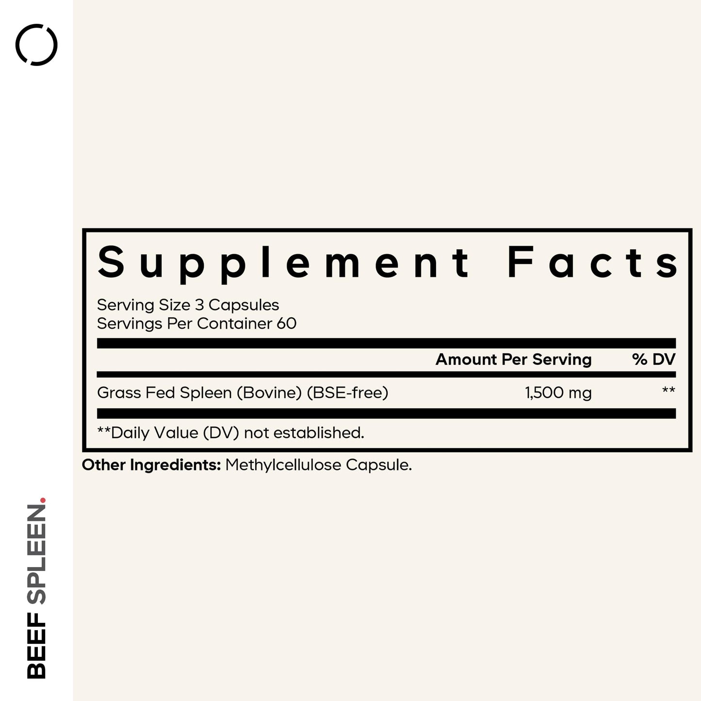 Codeage Grass Fed Beef Spleen Supplement - 2-Month Supply - Freeze Dried, Non-Defatted, Desiccated Bovine Pills Glandulars Meat – Pasture Raised Beef Vitamins for Spleen -180 Capsules CodeageBuy Supplements Australia