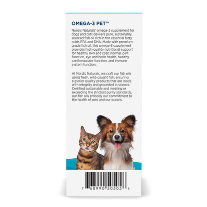 Nordic Naturals Omega-3 Pet Bundle - 2 oz Omega-3 Fish Oil for Small Dogs & Cats, 8 oz Pet Cod Liver Oil Promotes Heart, Skin, Coat, & Immune Health Nordic NaturalsBuy Supplements Australia