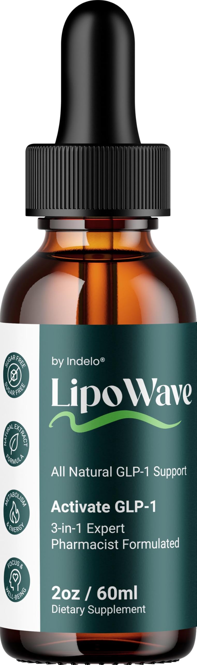 LipoWave Drops – Natural Liquid Dietary Blend for Daily Health Support (1 Month Supply) IndeloBuy Supplements Australia