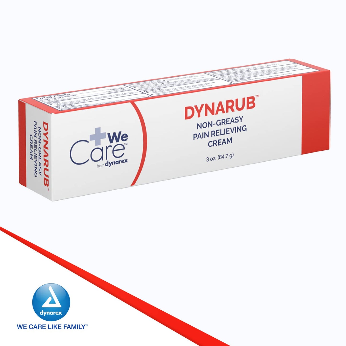 Dynarex DynaRub Cream - Mentholated Topical Muscle Pain Relief Cream - 10% Menthol, 15% Methyl Salicylate - Helps Soothe Joint Swelling & Soreness - Cooling, Non-Greasy Formula - 3oz, 1 Tube DynarexBuy Supplements Australia