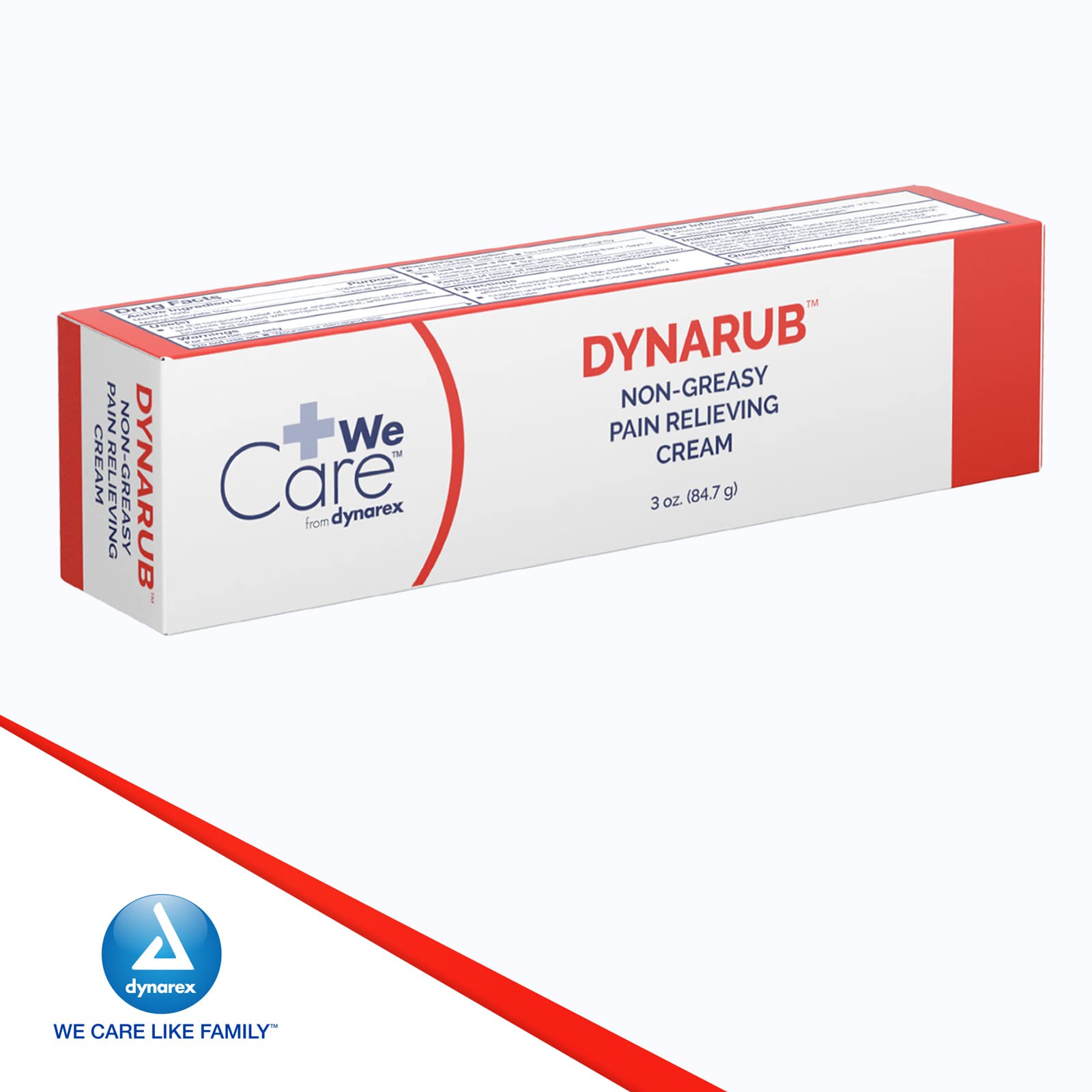 Dynarex DynaRub Cream - Mentholated Topical Muscle Pain Relief Cream - 10% Menthol, 15% Methyl Salicylate - Helps Soothe Joint Swelling & Soreness - Cooling, Non-Greasy Formula - 3oz, 1 Tube DynarexBuy Supplements Australia