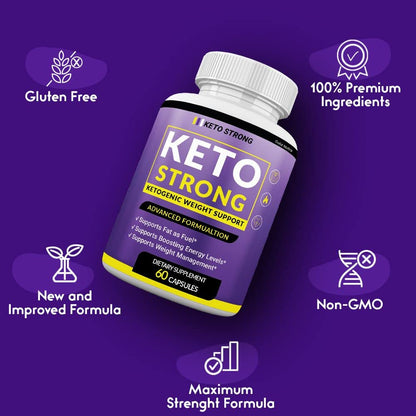 Gold Nutra (3 Pack) Keto Strong Diet Pills, New 2022 Formula, 3 Month Supply Gold NutraBuy Supplements Australia