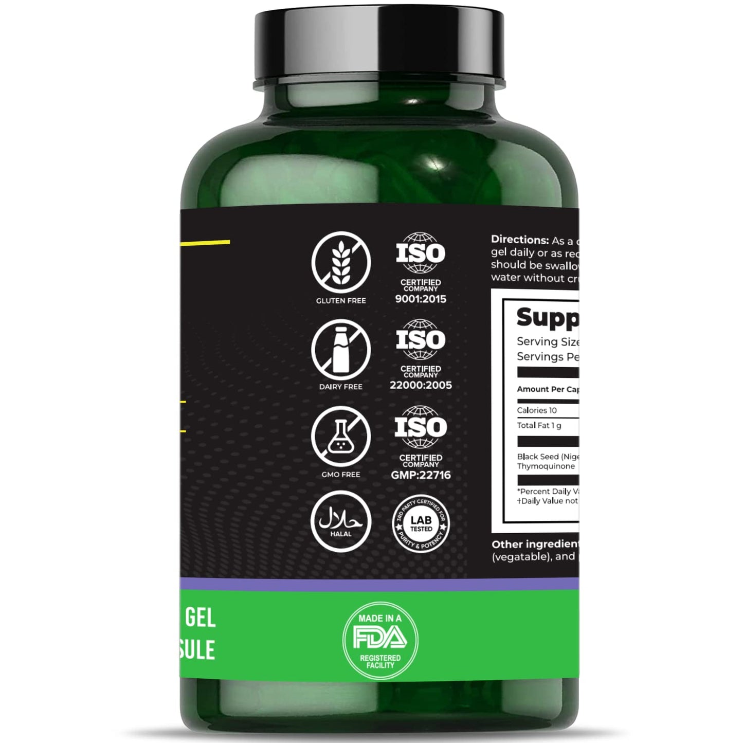 aromel Black Seed Oil Capsules, 90 Days Supply, 2% Thymoquinone, Non-GMO aromelBuy Supplements Australia