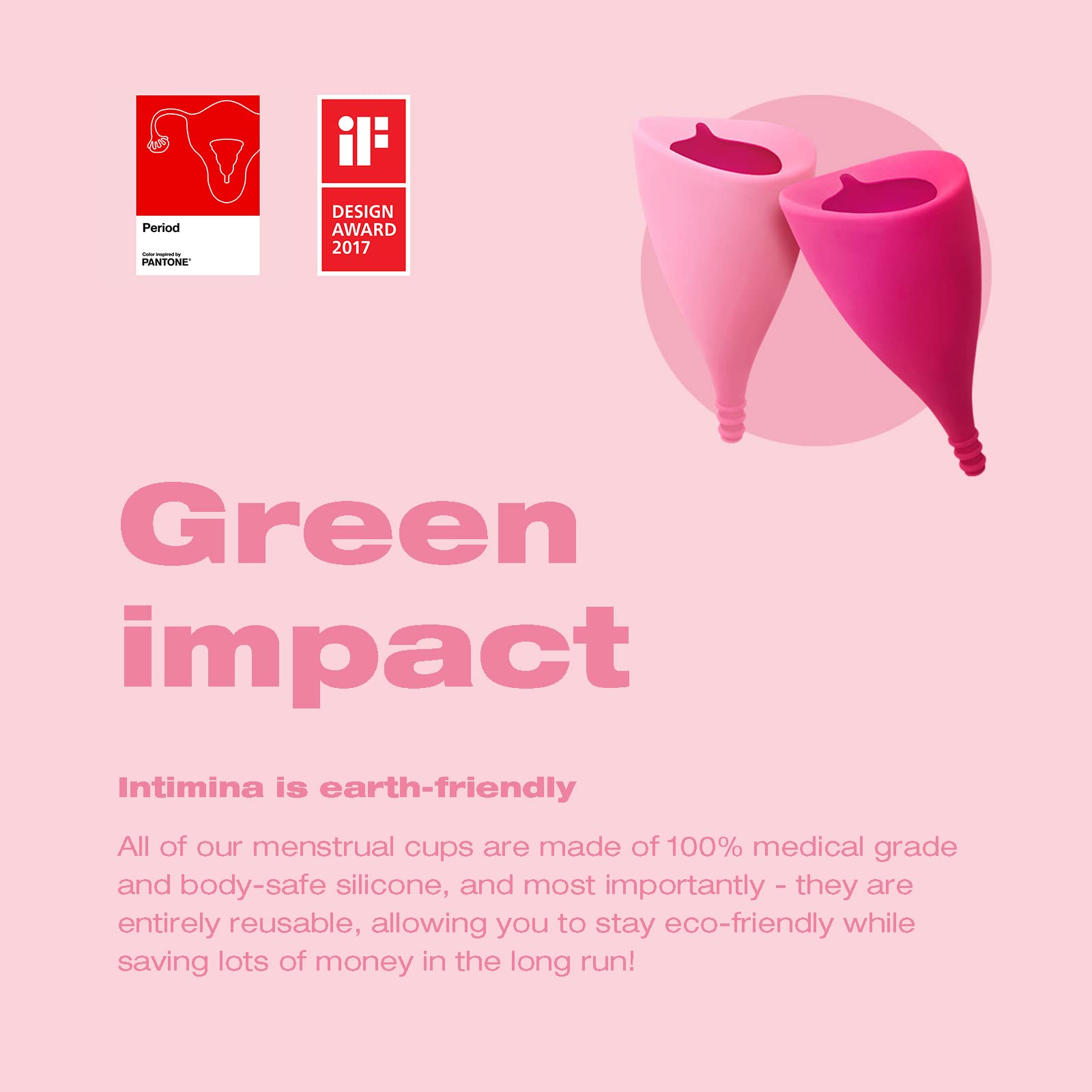 Intimina Ziggy Cup 2 - Extra-Thin Reusable Menstrual Disc, Period Cup, Disposable Menstrual Cup INTIMINABuy Supplements Australia