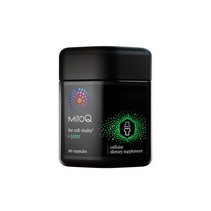 MitoQ +Joint Advanced CoQ10 Antioxidant Supplement - Contains Mitoquinol Mesylate & Green Lipped Mussel Omega Oil Extract - Supports Healthy Joint, Mobility and Cell Vitality (60 Softgel Capsules) MitoQBuy Supplements Australia