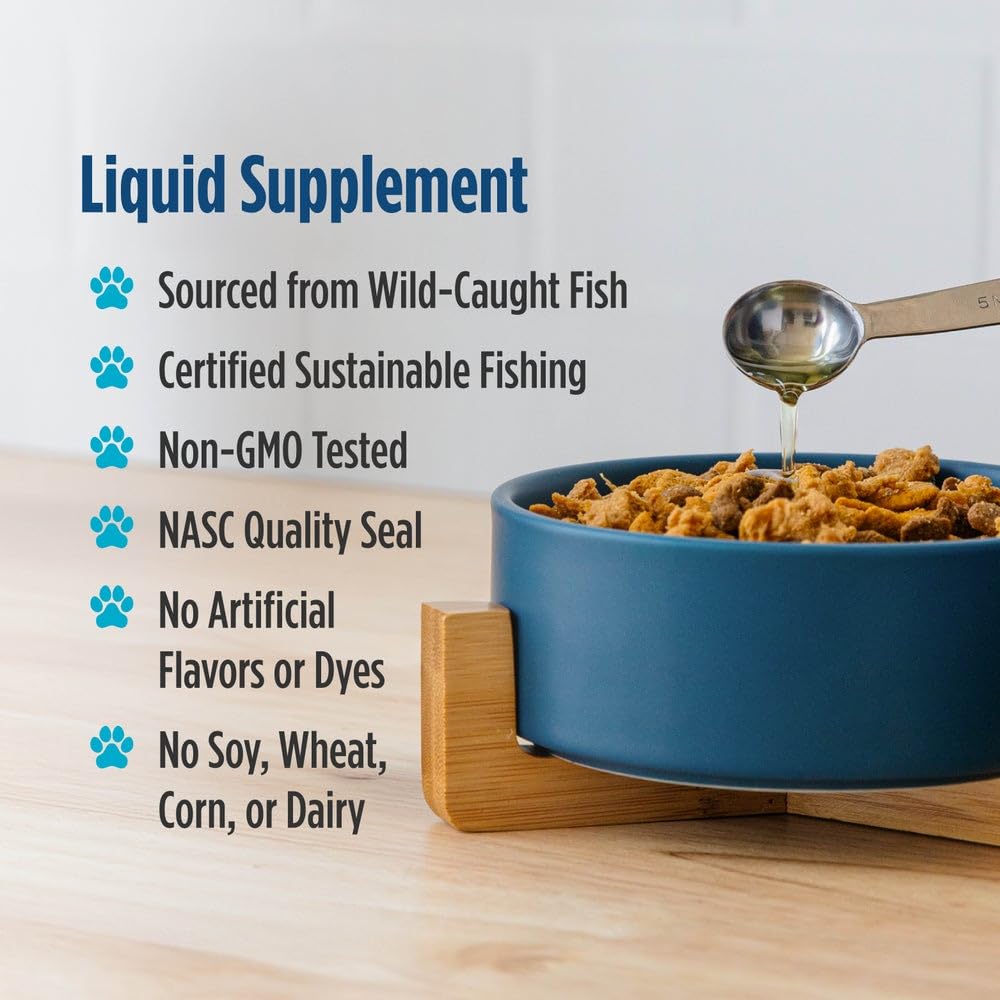 Nordic Naturals Omega-3 Pet, Unflavored - 16 oz - 1380 mg Omega-3 Per Teaspoon - Fish Oil for Large to Very Large Dogs with EPA & DHA - Promotes Heart, Skin, Coat, & Immune Health Nordic NaturalsBuy Supplements Australia