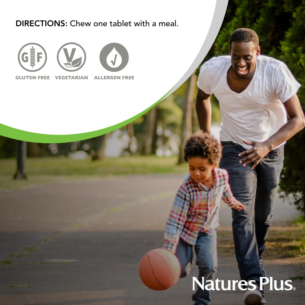 NaturesPlus Papaya Enzyme - 180 Chewable Tablets - Digestive Aid Supplement with Amylase & Protease - Helps Reduce Gas, Bloating, Stomach Upset & Discomfort - Vegan, Gluten Free - 180 Servings NaturesPlusBuy Supplements Australia