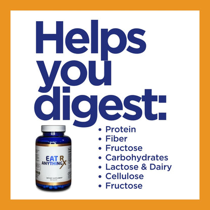 Dirobi Eat Anything Rx Xylose Isomerase Supplement, Digestive Enzymes for Fructose DirobiBuy Supplements Australia