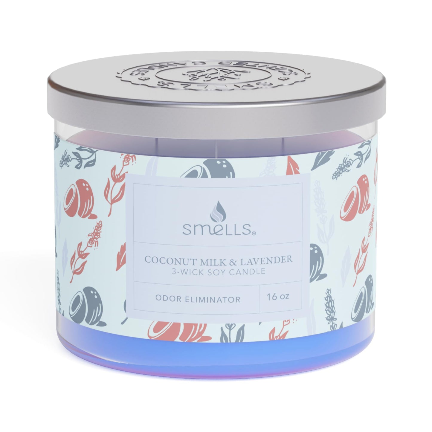 Smells - Odor Eliminator - Premium Soy Wax Jar Scented Candle 12oz. and 16oz. - 100% Cotton Single Wick SmellSBuy Supplements Australia